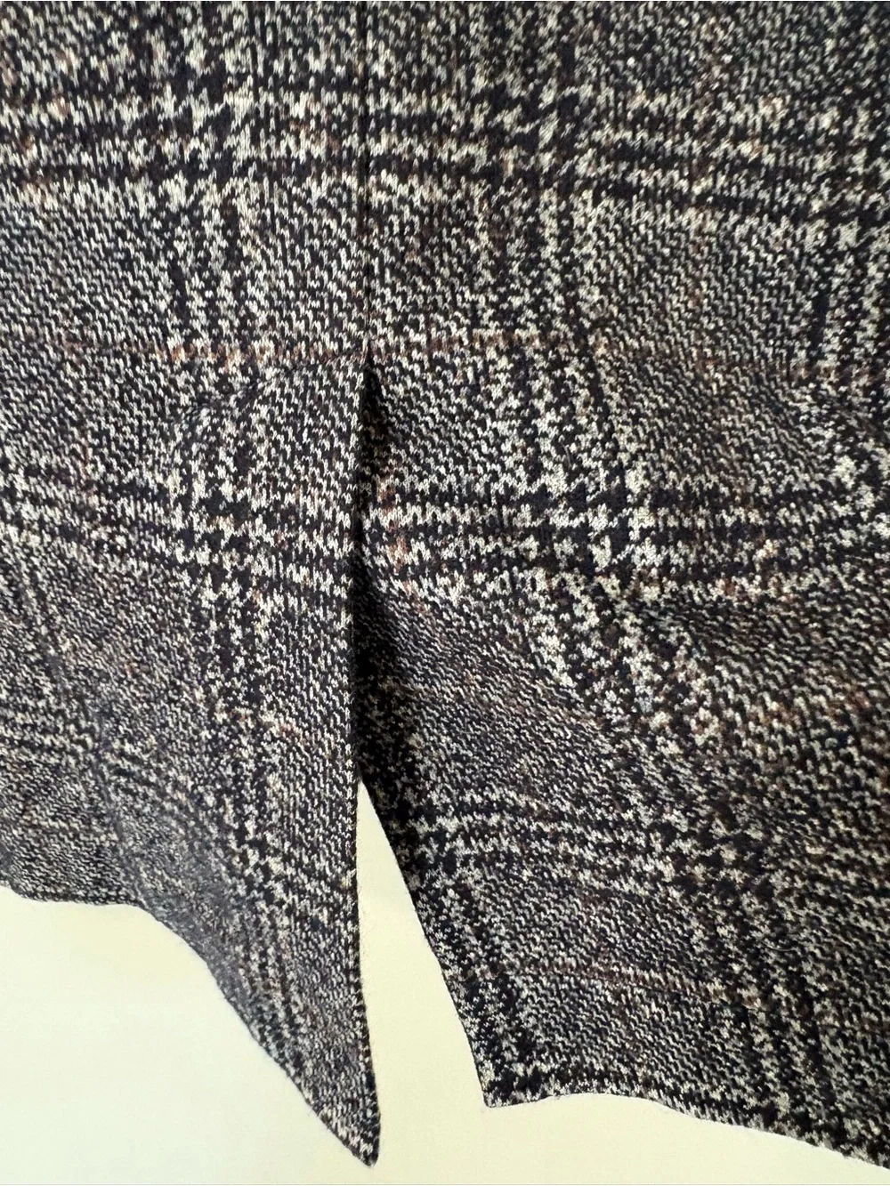 Men’s Classic tailored Jacket Made in Italy Falconeri Plaid Knit Blazer Size52